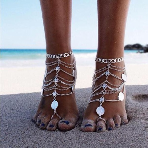 Accessories - VINTAGE BOHEMIAN ANKLE CHAIN